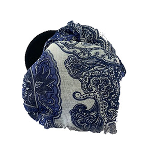 Sciarpa DIS. CACHEMIRE <br/> 100% LINO